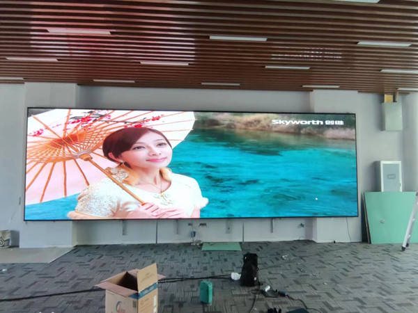 南华P1.53led小间距屏安装案例